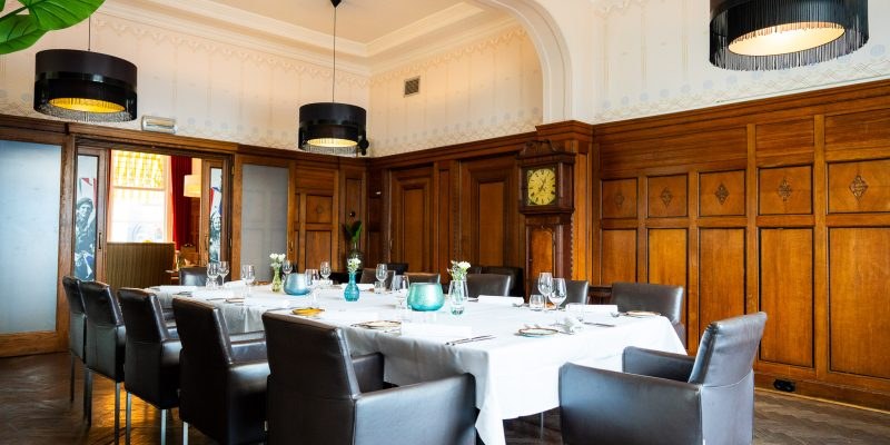 De vergaderzaal van Hotel de Wereld in Wageningen