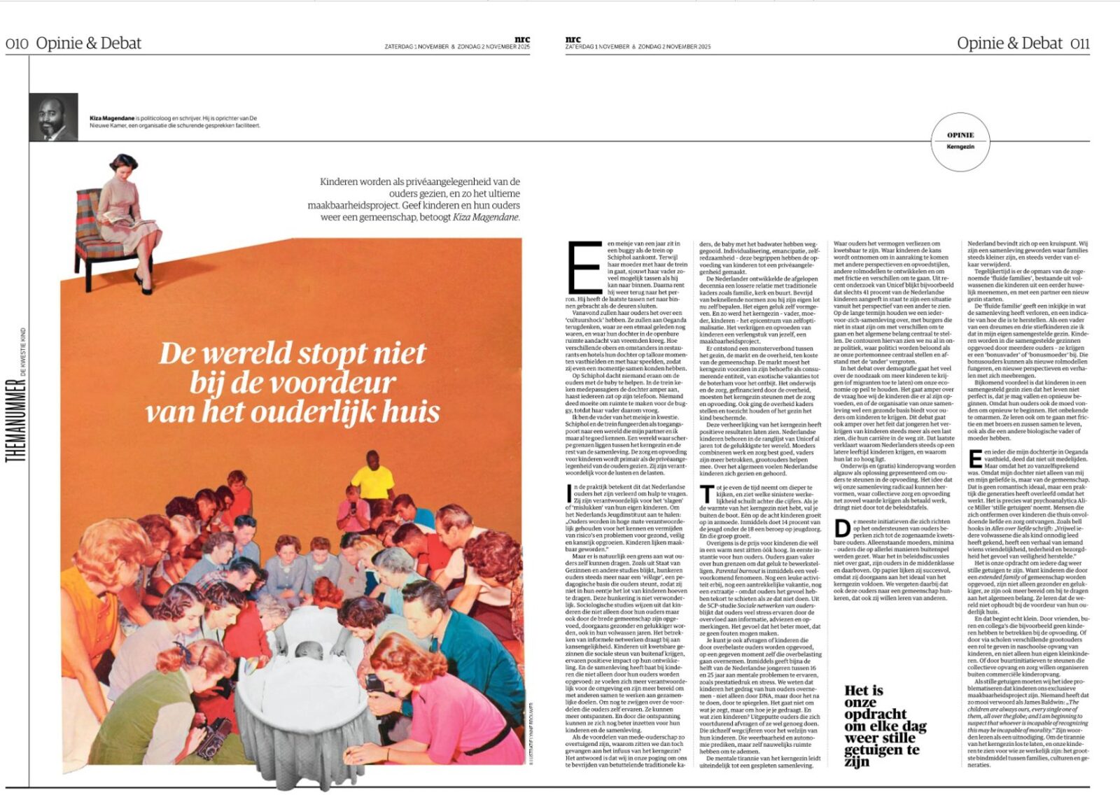 NRC krantenspread: Conflict vermijden? Nee, we moeten weer betekenisvolle frictie toelaten